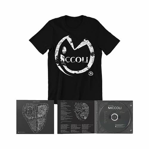 Miccoli T-Shirt & 'Arrhythmia' Album CD Bundle